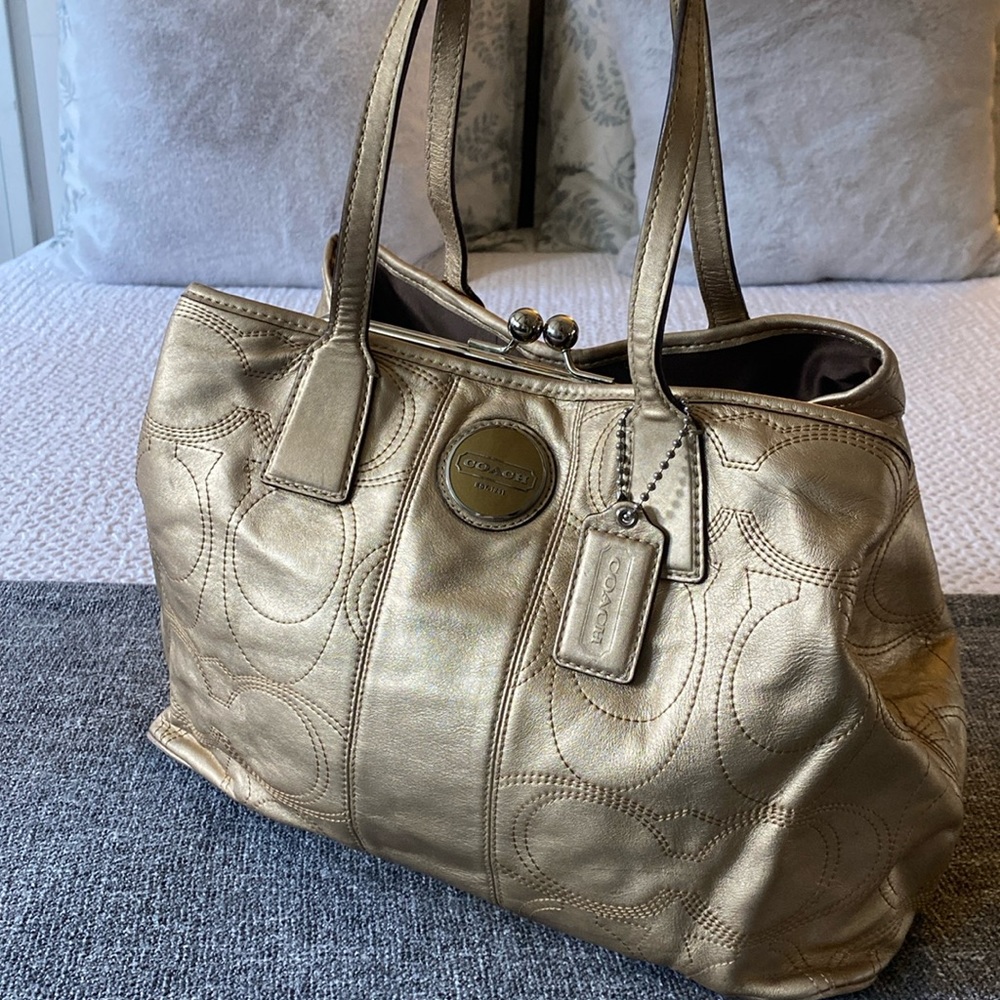 Authentic Coach Leather Handbag